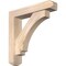 Ekena Millwork Imperial Craftsman Smooth Bracket w/ Offset Brace, Douglas Fir, 5 1/2"W x 26"D x 26"H BKT0604X26X26IMP04SDF - alternate 1